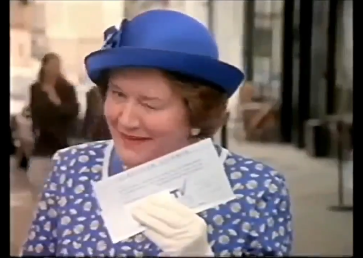 Keeping Up Appearances - TV Licence Commercial 1995