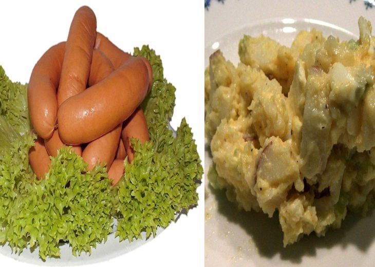 Nakit, sinappi, perunasalaatti, raakamakkarat ja sipsit kuuluvat edelleen gourmet-ruokiin  itse tehtyinä
